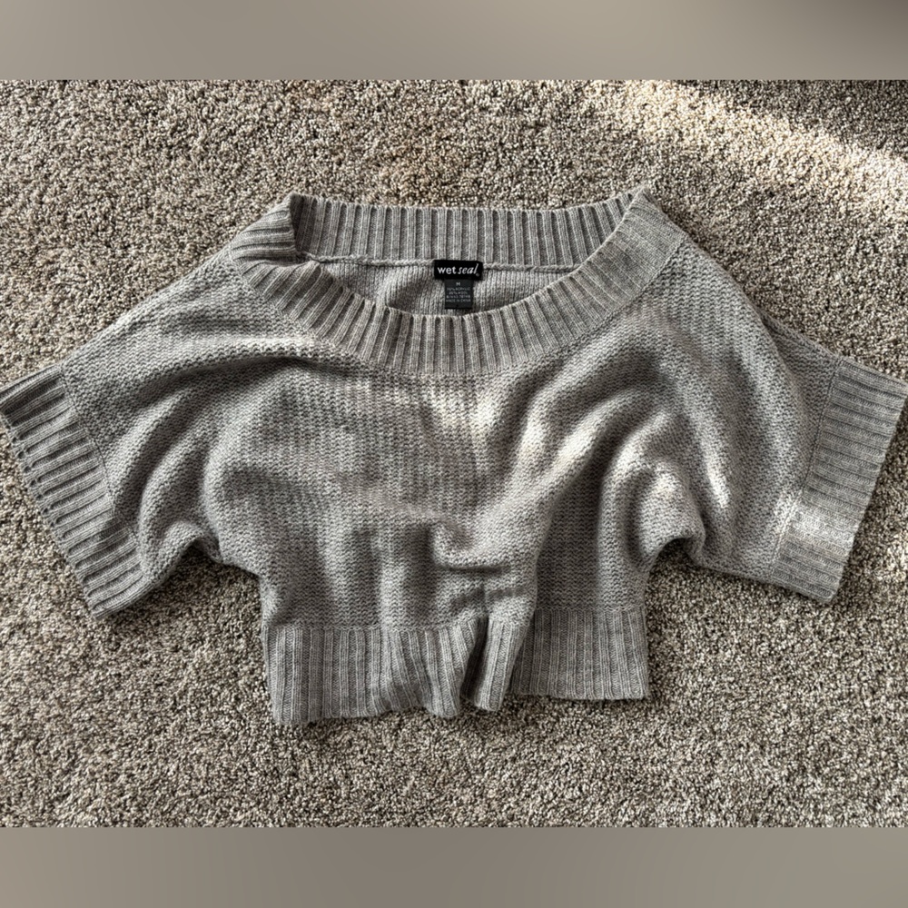 Wet Seal Cropped Wool Sweater